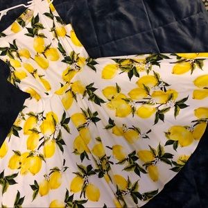 Lemon 🍋 print summer dress